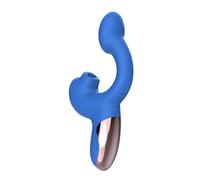 Magic Motion Magic Ponder - Vibratore 2in1 con braccio clitorideo (blu)