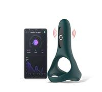 Magic Motion Rise - Anello vibrante per pene con controllo tramite app, per uomini (verde)