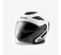 MAGIC MOTOR Casco BLAUER HT JET JET - JJ01 MONO BIANCO LUCIDO S