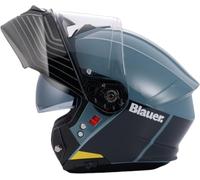MAGIC MOTOR Casco BLAUER HT MODULARE NOAH FLIP-UP BLU-NERO LUCIDO L