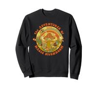 Magic Mushroom Psychedelic Sarcastic Retro Funny Adult Humor Felpa