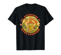 Magic Mushroom Psychedelic Sarcastic Retro Funny Adult Humor Maglietta