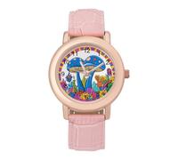 Magic Mushrooms - Orologio da polso da donna, con cinturino morbido, idea regalo per compleanni, San Valentino, Stile:, regular, MHXYZHW