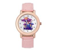 Magic Mushrooms - Orologio digitale da polso da donna, stile casual e business