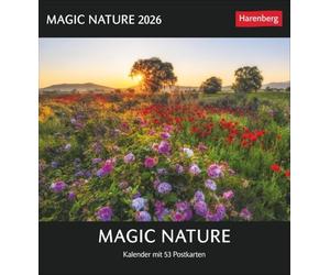 Magic Nature Postkartenkalender Kalender 2026 - Kalender mit 53 Postkarten: Tischkalender zum Aufstellen und Aufhängen mit 53 Postkarten: Landschafts- und Tierfotos zum Sammeln und Verschicken