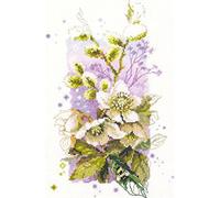 Magic needle 100-104 ZW Elleboro - Set punto croce con motivo contato, in cotone, multicolore, 14 x 23 cm