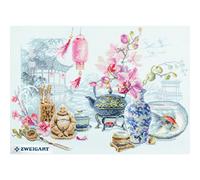 Magic needle 120-300 ZW - Set punto croce con motivo a conteggio, in cotone, multicolore, 40 x 30 cm