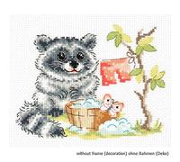 Magic Needle 19-24 - Schema punto croce contato, cotone, 16 x 12 cm, multicolore