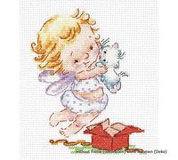 Magic Needle 35-23 - Schema punto croce contato, motivo sorpresa, cotone, multicolore, 10 x 13 cm