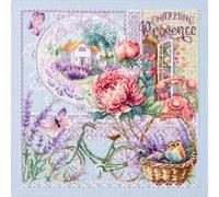 Magic Needle - Kit per punto croce "Charmante Provenza", 26 x 26 cm