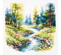 Magic Needle - Kit per punto croce, motivo: suoni naturali, 26 x 26 cm