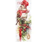 Magic Needle Kit per punto croce Piume e Moda, 15x38 cm