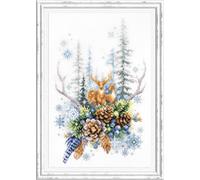 Magic Needle Set di punti croce "Festive Etude", modello numerato, 17 x 27cm