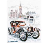 Magic needle ZW 110-025 - Set per punto croce con motivo a conteggio, in cotone, multicolore, 20 x 16 cm