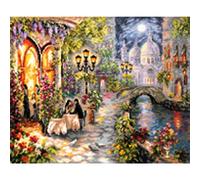 Magic needle ZW 110-081 - Set punto croce con motivo conteggiato, in cotone, multicolore, 40 x 32 cm