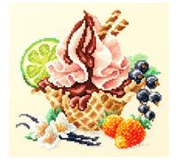 Magic needle ZW 120-071 - Set punto croce con motivo conteggiato, in cotone, multicolore, 17 x 17 cm