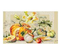 Magic Needle ZW 120-111 - Set per punto croce a forma di zucca, in cotone, multicolore, 30 x 20 cm
