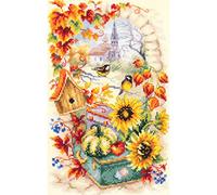 Magic needle ZW 250-734 - Set per punto croce con motivo a conteggio, in cotone, multicolore, 17 x 27 cm