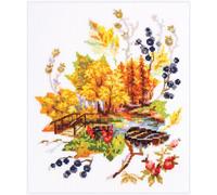 Magic Needle Zweigart Edition kit punto croce contato "Autumn telelegia", 21x26c
