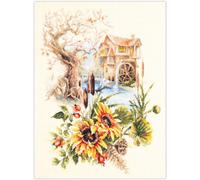 Magic Needle Zweigart Edition kit punto croce contato "The Old Watermill", 28x38