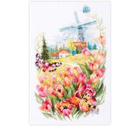 Magic Needle Zweigart Edition kit punto croce "Tulipani dall'Olanda", contati, f