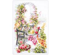 Magic Needle Zweigart Edition - Set punto croce, motivo: giardino di ritiro