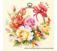 Magic Needle Zweigart Edition Set punto croce "Roses for seamstress", schema di
