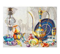 Magic needle ZW Marossos 220-423 - Set punto croce con motivo a conteggio, in cotone, multicolore, 40 x 30 cm