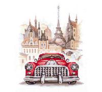 Magic Needle Zweigart Set punto croce edizione "Retro car", schema di conteggio,