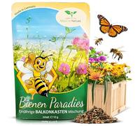 Magic of Nature Paradiso delle Api: 10g Semi di Fiori per Balcone - Miscela Mellifera per Fioriere - 5 Specie di Coltura Selezionate