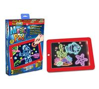 Magic Pad, La tavoletta con pennarelli al neon e 8 effetti di luce brillante per dare vita ai tuoi disegni.