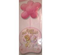 Magic Party Festone Pendolo Il Mio Battesimo Rosa 27X29CM