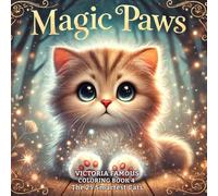 Magic Paws Coloring Book 4: The 25 Smartest Cats