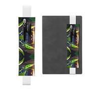 Magic Peas - Portapenne in pelle con segnalibri, regolabile, perfetto come regalo di Natale o per il rientro a scuola