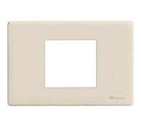 Magic Placca 2 Posti Centrati In Resina 503/23A/R Set 5 Pezzi - Bticino