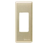 Placca Bticino Magic 1 posto alluminio 5367/1X