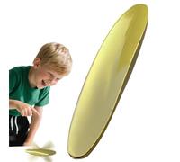 Magic Prop Rotatable Boat with Mirror Finish, Interactive Physics Illusion Tool, Ideal for Teachers, Studenti, Dorms, Classrooms, Stage Shows, and Travel Performances, 9,7 x 1,8 cm Gold Silver Metal