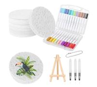 magic Puffy Paint 3d a art For Kids, magics Foam Texture Painting Kit, 3d Drawing Magic Canvas Sponge, diy Bubble Drawing Pens Art Supplies(with 10pcs Papers And 12color Pens)