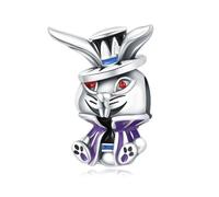 Magic Rabbit Beads Charm, 925 Sterling Silver Charm Bracelet Accessory, Compatible with Pandora Bracelet Neckalce