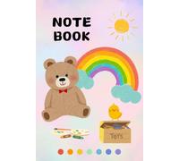 Magic Rainbows and Teddy Tales Journal: 120 Pages of College-Ruled Paper | Compact 6" x 9" Size | Perfect for Writing, Drawing, and Creative Fun