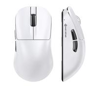 MAGIC-REFINER AJ199 Topo Da Gioco Wireless Superleggero 49g, Sensore PAW3311, MCU BK3633 Aggiornato, 24KDPI Regolabile, 1000Hz, BT/2.4G/Filo, 600mAh Ricaricabile, Per PC/Win/Mac, Bianco
