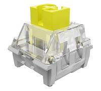 MAGIC-REFINER AS101 Switches per Tastiera Meccanica, Switches Tattile 3Pin 42gf, Trasparente, Molla Estesa da 22 mm, Switch Tester, Interruttore MX per Tastiera Gaming (Limone giallo/45 Pezzi)