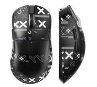 MAGIC-REFINER X2 Mouse Gaming Wireless, 24000 DPI, Ergonomico per Destrorsi, BK3633 MCU, PixArt PAW3311, 69g SUPERLIGHT, Batteria da 500 mAh, Bluetooth/2.4G/Cabalto, PC/Mac, Grip Tape, Nero