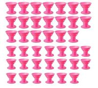 Magic Rollers - Set di bigodini per capelli corti e, 40 pezzi, senza calore, in silicone, morbido, flessibile, per capelli corti e, riutilizzabili, senza | per viaggi, appuntamenti