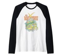 Magic School Bus It's Dino Time Pterodactyl Retro Cartoon Maglia con Maniche Raglan