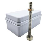Magic Screw Illusion, Street Close-Up Screw Gimmicks, Metal Mentalism Props, Bending Magic Tricks, Prank Toys for Magicians and Entertainers, Ideal for Performances,13x4x4 cm
