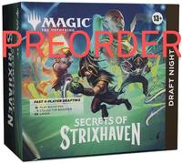 Magic Secrets of Strixhaven Draft Night Box Inglese Sigillato Mtg Preordine