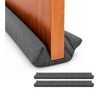 MAGIC SELECT 2Ud Paraspifferi in Tessuto per Porte e Finestre | Doppio Riutilizzabile, Lavabile, Isolante Acustico, Freddo, Vento, Luce, Polvere, Polline, Insetti. Regolabile tra 80-90cm.