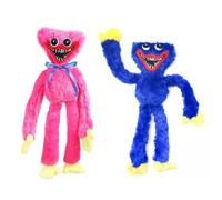 MAGIC SELECT 2x Peluche compatibile con Popy Hugy Wugy Christmas Horror Game. Giocattolo di Peluche per Videogiochi della Fabbrica di Giocattoli per Bambini e Adulti.