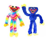 MAGIC SELECT 2x Peluche compatibile con Popy Hugy Wugy e Kissy Missy Christmas Horror Game. Giocattolo di Peluche per Videogiochi della Fabbrica di Giocattoli per Bambini e Adulti.